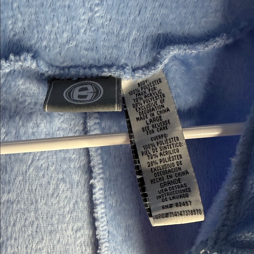 Blue Hippo Hooded Onesie - Picture 3 of 4